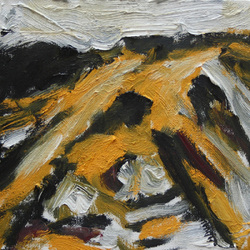 Variationen Grinau Nr. 3, Öl auf Leinwand, 2012, 20 &times; 20 cm
