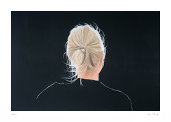o.T (Silhouette 1), Lithographie, 2019, 50 &times; 75 cm