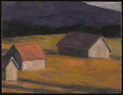 Abendlicht, Öl auf Leinwand, 2017, 30 &times; 40 cm