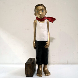 Abenteuer, Bronze, 2023, H: 42 cm