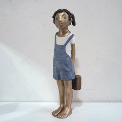 Auszeit, Bronze, 2023, H: 44 cm