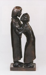 Das Wiedersehen, Bronze, 1926, 48 &times; 19 &times; 12 cm