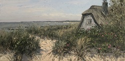 Ahrenshoop, Öl auf Leinwand, 30 &times; 60 cm