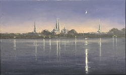 Lübeck/Abendstimmung/Wakenitz