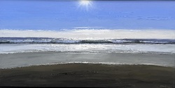 Brandung im Gegenlicht/Sylt