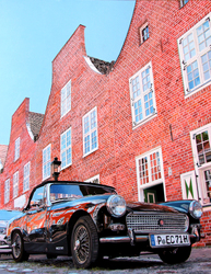 MG Midget im Holländischen Viertel Potsdam