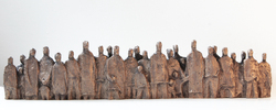 Menschenmauer, Bronze, 1991, 0 &times; 70 cm