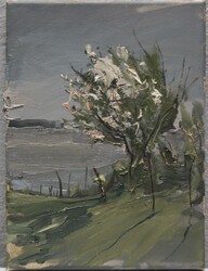 Weissdorn, Öl auf Leinwand, 2014, 24 &times; 18 cm