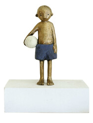 Willi, Bronze/Holz, 2016, H: 11 cm
