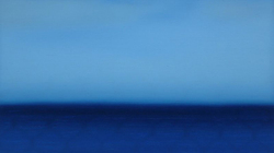Am Meer 14, Öl, Fotografie, Alu-Dibond, 2015, 10 &times; 18 cm