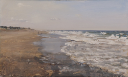 Bjerregard II, Öl auf Hartfaser, 2008, 25 &times; 50 cm