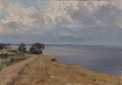 Brodtener Ufer, Öl auf Leinwand, 2008, 50 &times; 50 cm