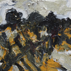 Buschwerk, Öl auf Leinwand, 2012, 20 &times; 20 cm