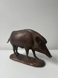 Wildschwein, Bronze, 1969, 18,5 &times; 28 &times; 8,4 cm