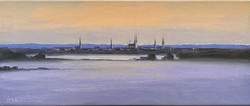 Morgennebel vor Lübeck