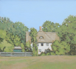 Haus in Archsum, Öl auf Leinwand, 2011, 22 &times; 24 cm