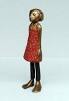 Mädchen im Trägerkleid, Bronze, 2008, H: 32 cm