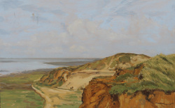 Morsumkliff, Öl auf Leinwand, 2011, 30 &times; 47 cm
