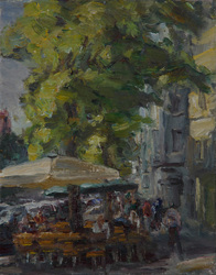 Mühlenstraße, Öl auf Leinwand, 2010, 30 &times; 24 cm