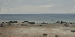Staberhuk II, Öl auf Hartfaser, 2012, 25 &times; 50 cm