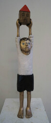 unser Architekt, Bronze, 2016, H: 66 cm