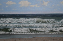 Wellen, Öl auf Leinwand, 2011, 40 &times; 60 cm
